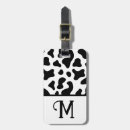 Search for cow luggage tags Black