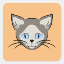 Search for blue face stickers Feline
