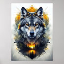 Search for wolf portrait art Nature