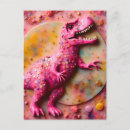 Search for dinosaur postcards Pink