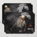 Search for funny skeletons invitations Trick or treat