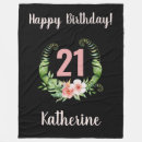 Search for 21st birthday blankets Black