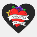 Search for heart tattoo stickers Roses