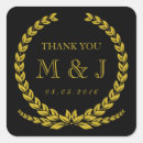 Search for gold laurel wreath stickers Black and gold