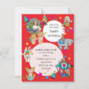 Search for circus 4x5 invitations Animals