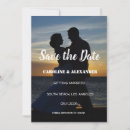 Search for happily ever after wedding save the dates Couple