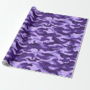 Search for purple camo wrapping paper Military