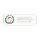 Search for white elephant return address labels Watercolor