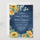 Search for blue and sunflower wedding invitations Wood