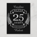 Search for 25th vertical postcards Anniversary
