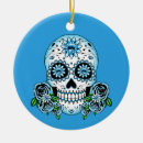 Search for mexican sugar skull christmas tree decorations Dia de los muertos