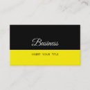 Search for black and yellow business cards Fashion
