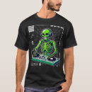 Search for dj skeleton tshirts Techno