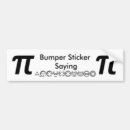 Search for pi bumper stickers Symbol