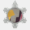 Search for yellow and grey christmas tree decorations Red
