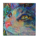 Search for abstract cat art tiles Feline