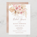 Search for pampas grass bridal shower invitations Tropical