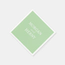 Search for pale green napkins Modern