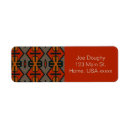 Search for ethnic return address labels Boho