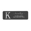 Search for letter k return address labels Modern