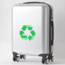 Search for recycling symbol stickers Green