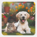 Search for cat and dog best friends stickers Animals
