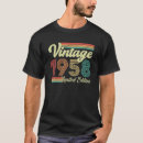 Search for born in 1958 tshirts Party