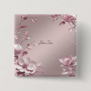 Search for delicate wedding badges Pink