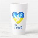 Search for peace heart mugs Stand with ukraine