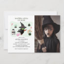 Search for witch birthday invitations Girl