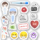 Search for corona stickers Medical