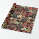 Search for gingerbread house wrapping paper Village