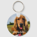 Search for cute cocker spaniel key rings Dog