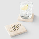 Search for monogram coasters Stone