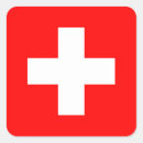 Search for swiss flag stickers Switzerland