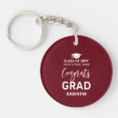 Search for maroon rounded key rings Graduate