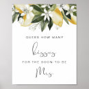 Search for lemon bridal shower posters How many kisses