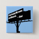 Search for atheistical square badges Funny