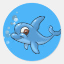Search for dolphin cartoon stickers Whale