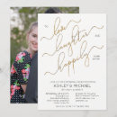 Search for gold white rehearsal dinner invitations Calligraphy
