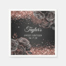 Search for black and gold sweet sixteen napkins For kids