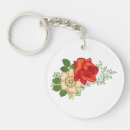 Search for red and white rose key rings Floral