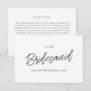 Search for bridesmaid thank you cards Simple