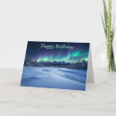 Search for northern lights birthday cards Snow