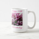 Search for happy birthday flowers mugs Pink