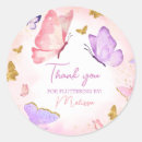 Search for pink butterflies stickers Birthday