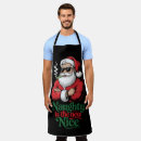 Search for naughty or nice aprons Merry christmas