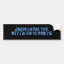 Search for jesus loves you bumper stickers Funny