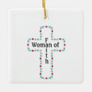 Search for woman christmas tree decorations Christian