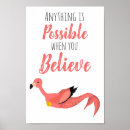Search for whimsical pink flamingo art For her